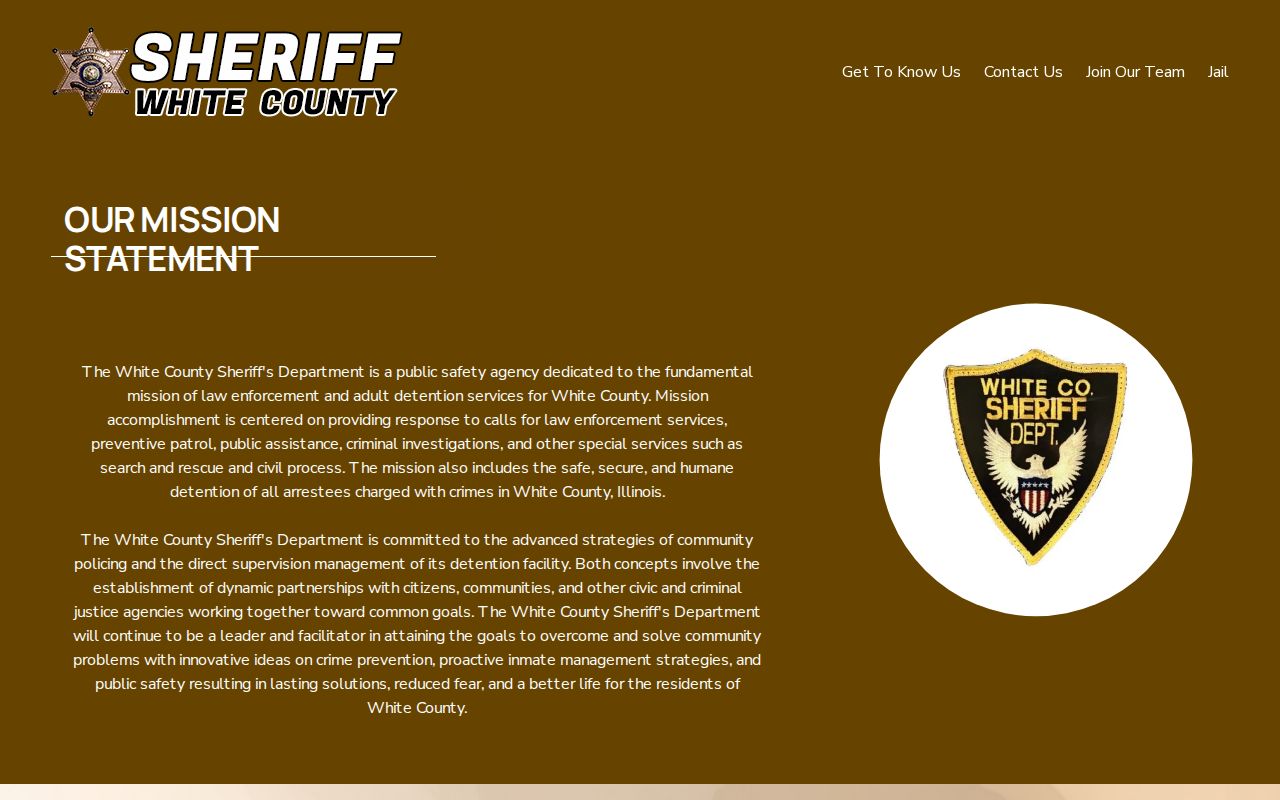 White County arrest records at the Sheriff's official website