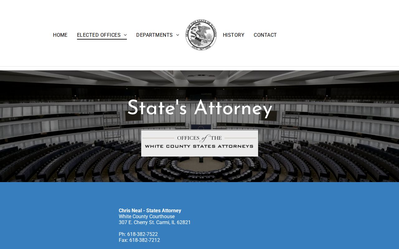 White County State's Attorney information for Carmi cases